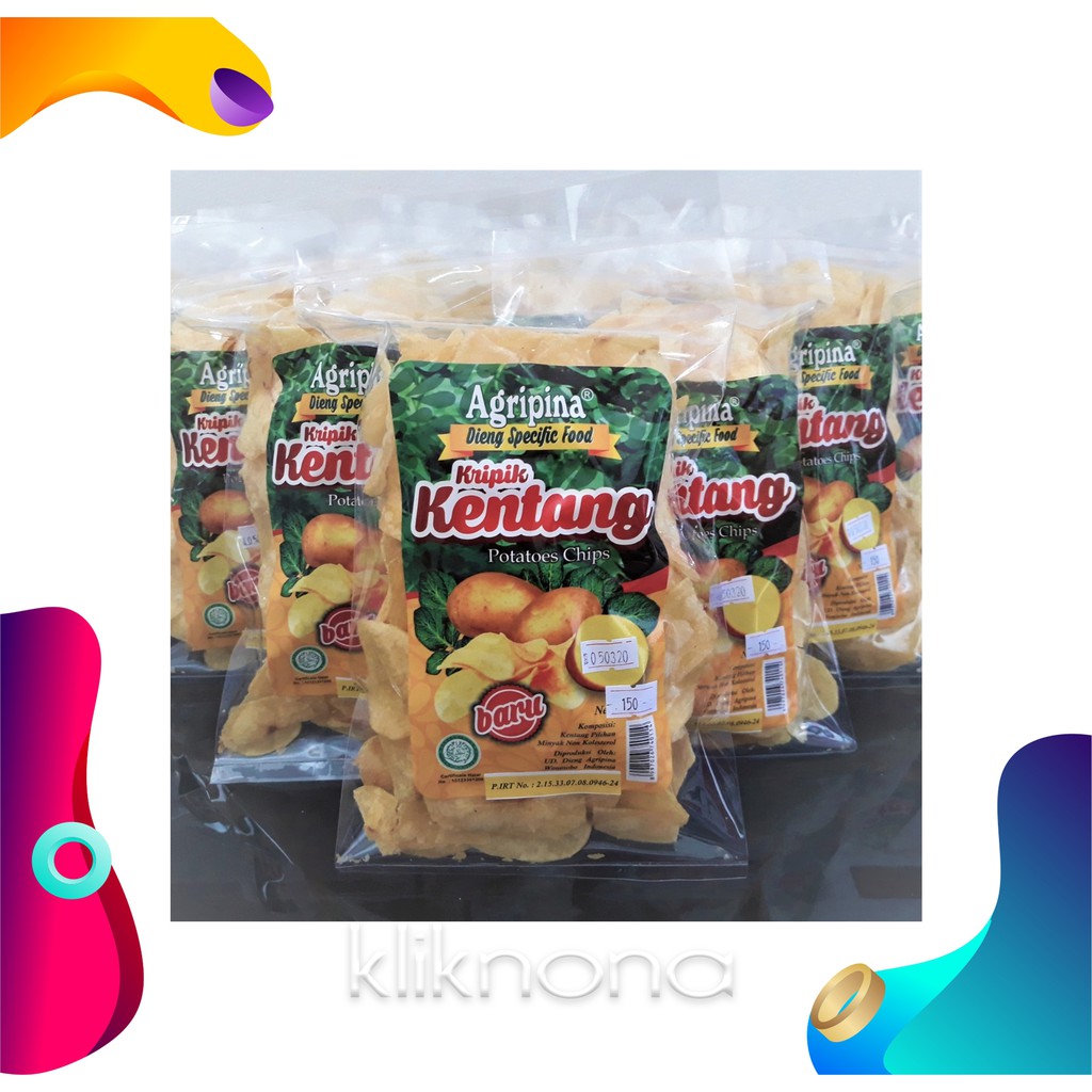 Jual Keripik Kentang Dieng Jajanan Khas Asli Wonosobo Shopee Indonesia