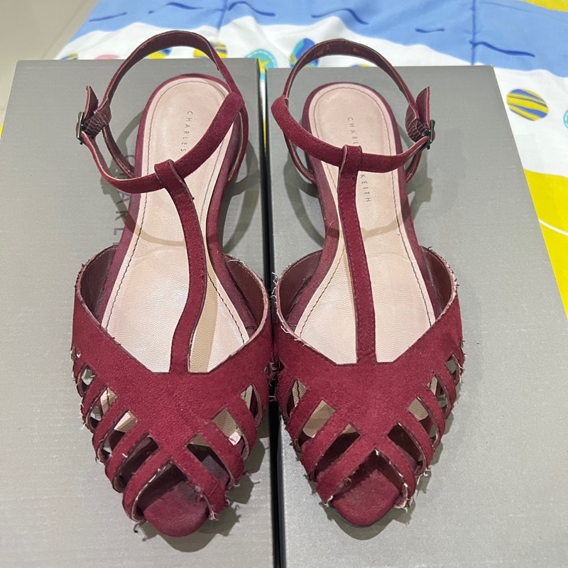 preloved sandal charles & keith original store shoes