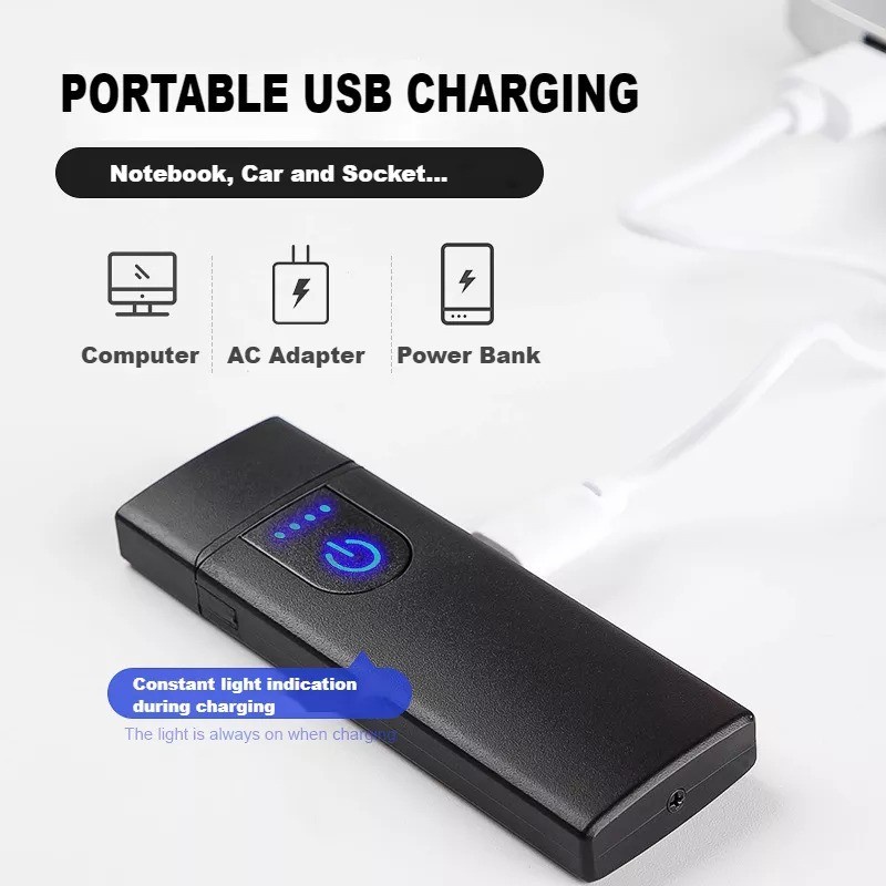 KOREK API ELECTRIC FINGGER PRINT ELECTRIC LIGHTER FINGGER PRINT RECHARGEABLE-3