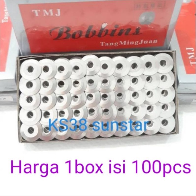 Spul alumunium mesin jahit typical ,juki,brother 1dus isi 100pcs