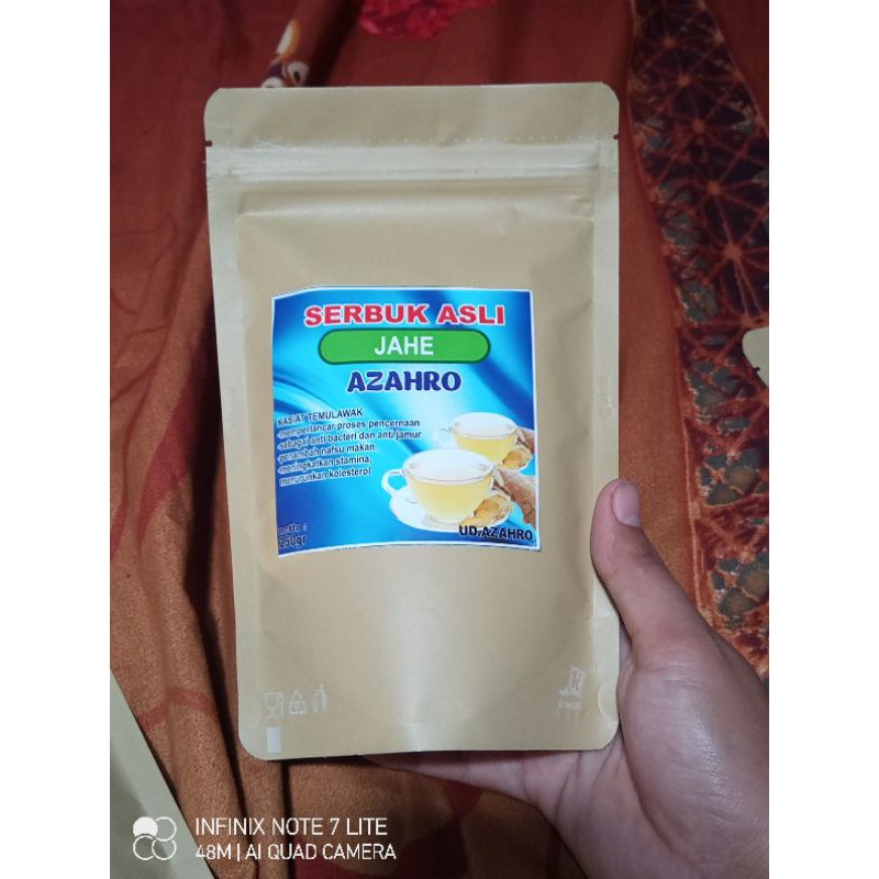

SERBUK JAHE ASLI Sari Jahe Merah Pilihan Azahro 250gr