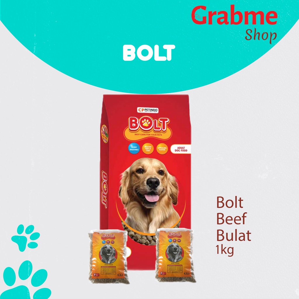 Makanan Anjing kering Bolt DOG All Variant 1 kg