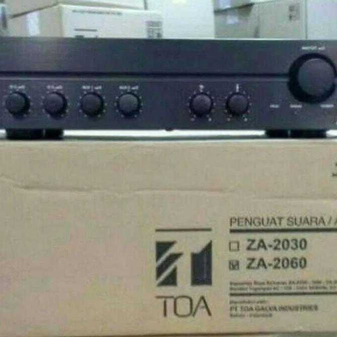 READY NEW Amplifier Toa 60W TOA ZA2060 ZA-2060 Ampli 60 Watt Ori TOA ZA 2060 |TERLARIS