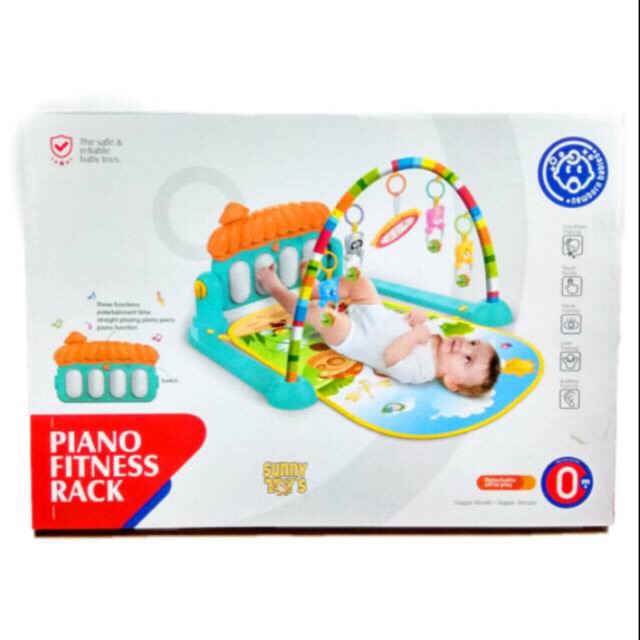 Mainan Edukasi Bayi Piano Fitness Playmat Baby - HE-0639