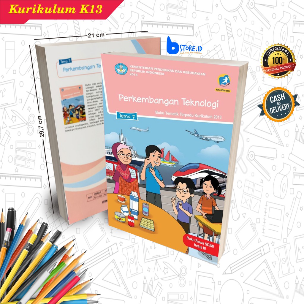 Buku Pelajaran Tematik SD Kelas 3 Semester 1 &amp; 2/Kurikulum 2013