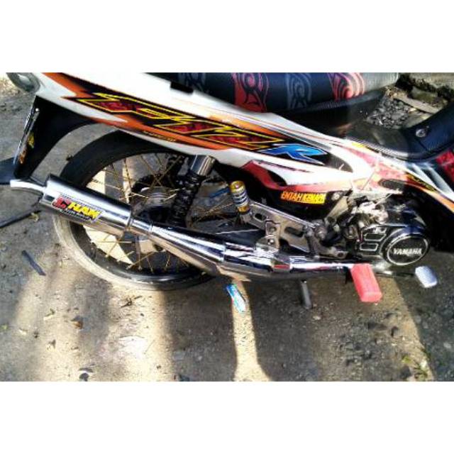 Knalpot fiz r ,fiz,force one standar racing Chan Racing Full krum-3