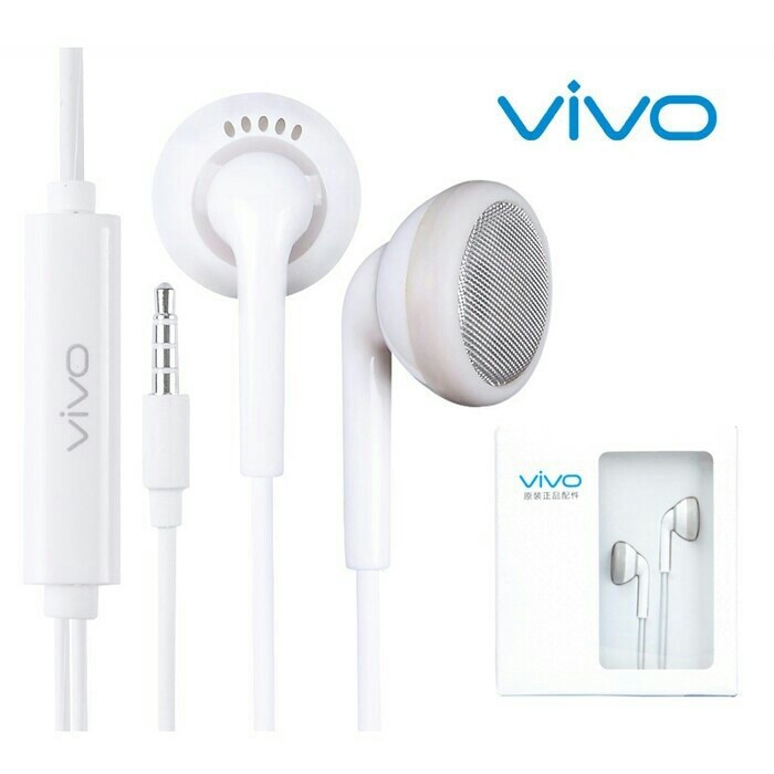 Headset Vivo XE100 Earphone Original - Putih
