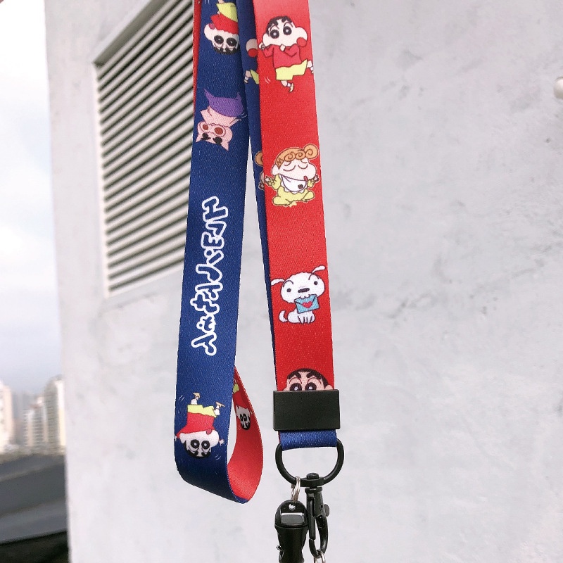 Ponsel lanyard halter wanita tangan pendek Kunci disk U liontin liontin ponsel pesona lebar anti-los