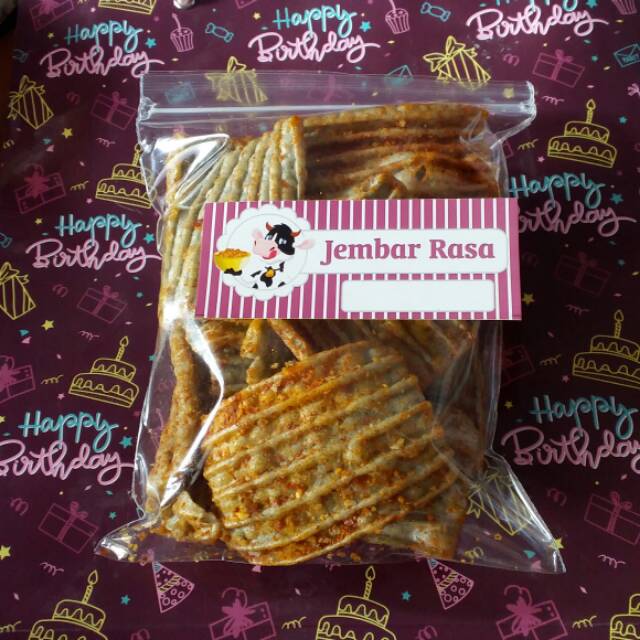 

Kerupuk jengkol pedas