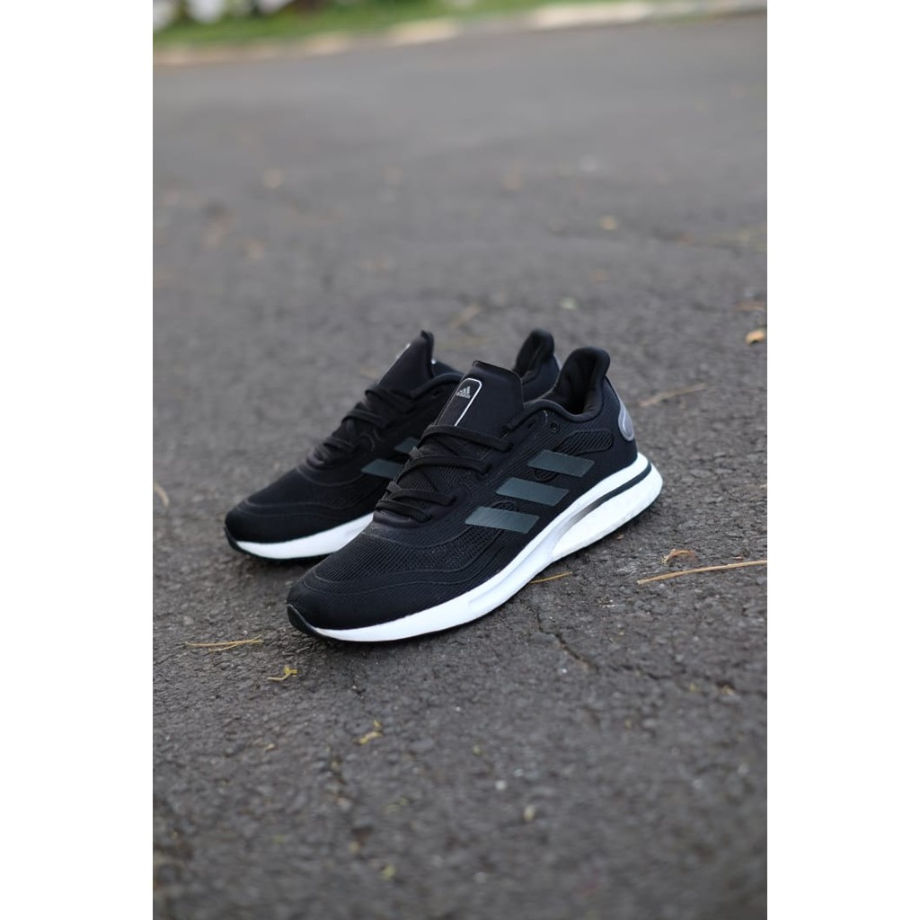 Sepatu Original Adidas Supernova Boost Black White