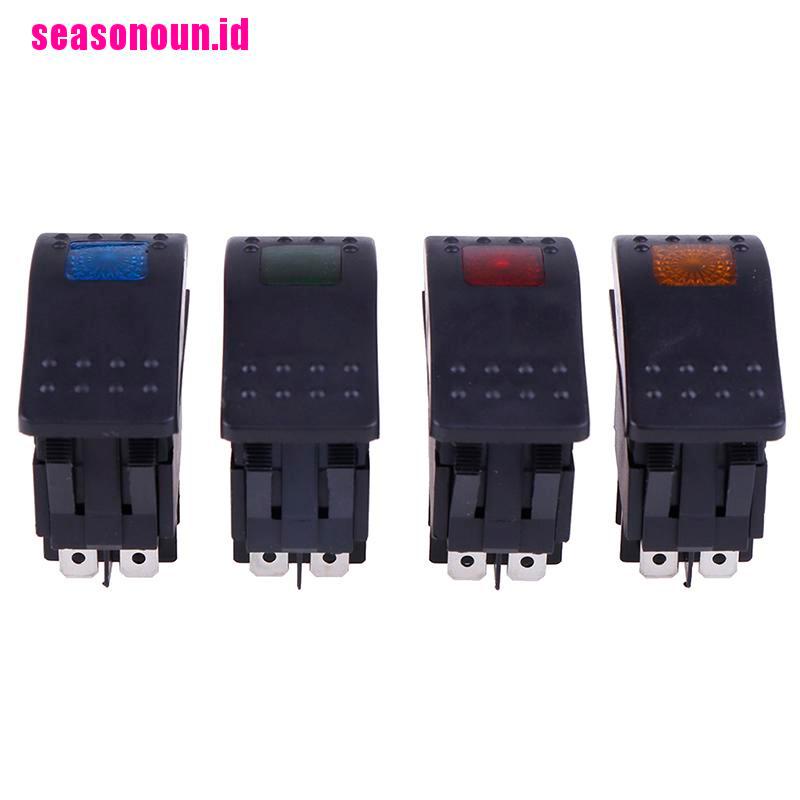 (seasonoun) Saklar Rocker Toggle Switch Anti Air Untuk Mobil / Perahu