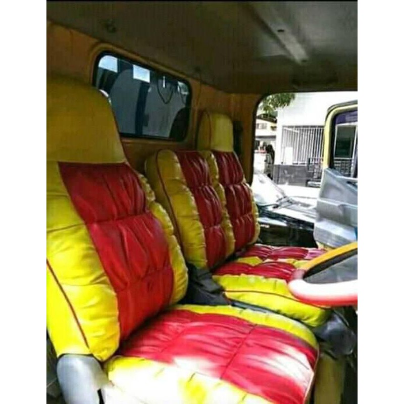 Sarung jok model sofa full, canter, Elf, hino, dutro