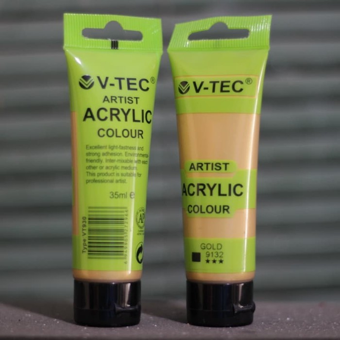 

V-tec Cat Acrylic 35 ML gold / acrylic Gold/ acrylic 35 ml gold v-tec / acrylic tube 30 ml Gold