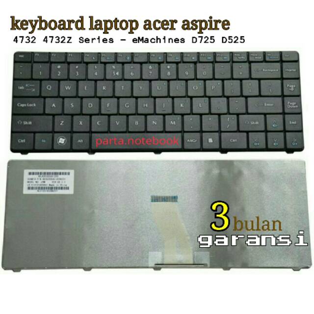 Keyboard laptop acer aspire 4732 4732z emachines D725 D525