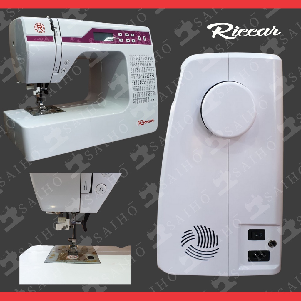 BEST DEAL!!!! Riccar 2600A Mesin Jahit Semi Portable Multifungsi | Japan Quality