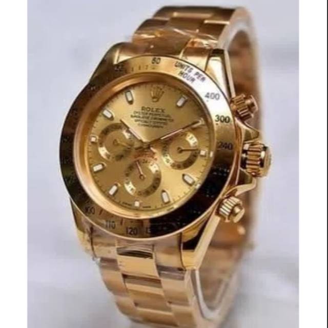 Jam Tangan Rolex Daytona Automatic Super Mewah - Jam Tangan Pria Super Mewah - Rolex Daytona Gold