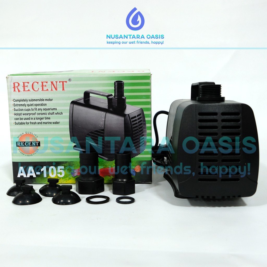 POMPA AIR CELUP AQUARIUM RECENT AA-105 SUMBERSIBLE PUMP