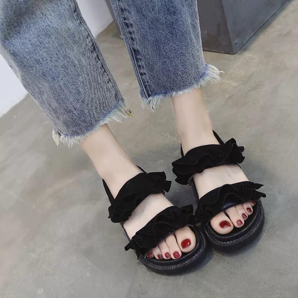 Sandal Wanita SHILLA / Wedges Sandal Terbaru Best Seller WDS 211