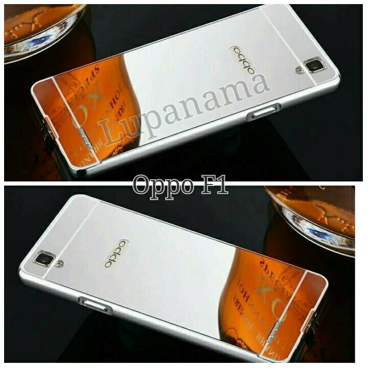 Promo Bumper case mirror oppo F1 hard case oppo  f1 A35 Murah
