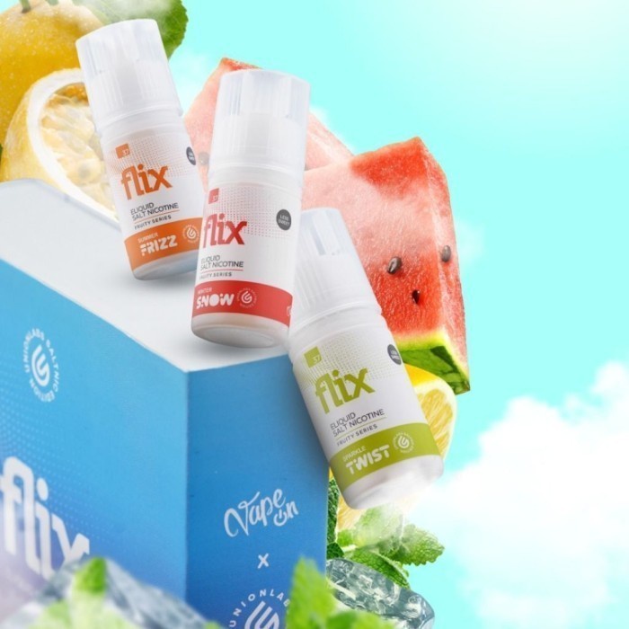 SALTNIC FLIX FRUIT SERIES SEMANGKA LEMON MARKISA SALT NIC SALTNIC 37MG 30ML