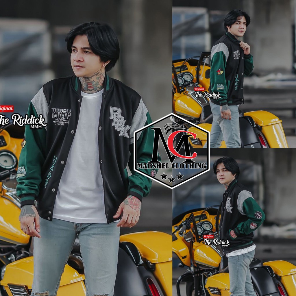 RCL - Varsity Jacket - Jaket Baseball Pria - Jaket Varsity Baseball - Jaket Varsity Tebal - Memphis