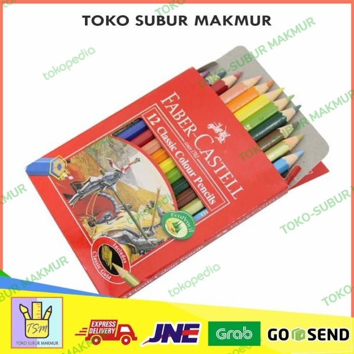 

Hemat Pensil Warna Colour Faber Castell Kayu Classic Pendek Grosir Termurah Promo