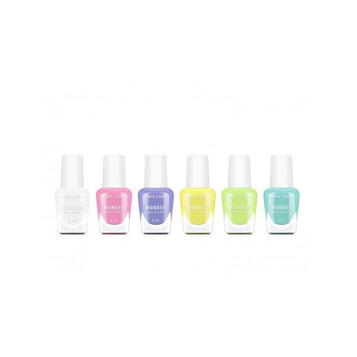 Implora Nail Polish CLEAR, NUDES, WONDER, RED 8ml