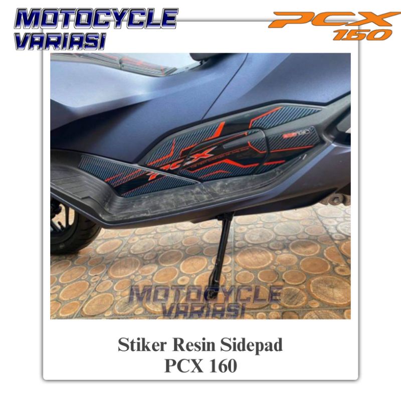 Stiker PCX 160 Stiker Sidepad PCX 160 Resin Premium