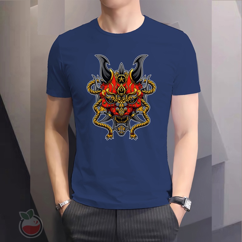 Kaos Pria Shinigami Samurai Baju Distro Basic Tshirt Kasual