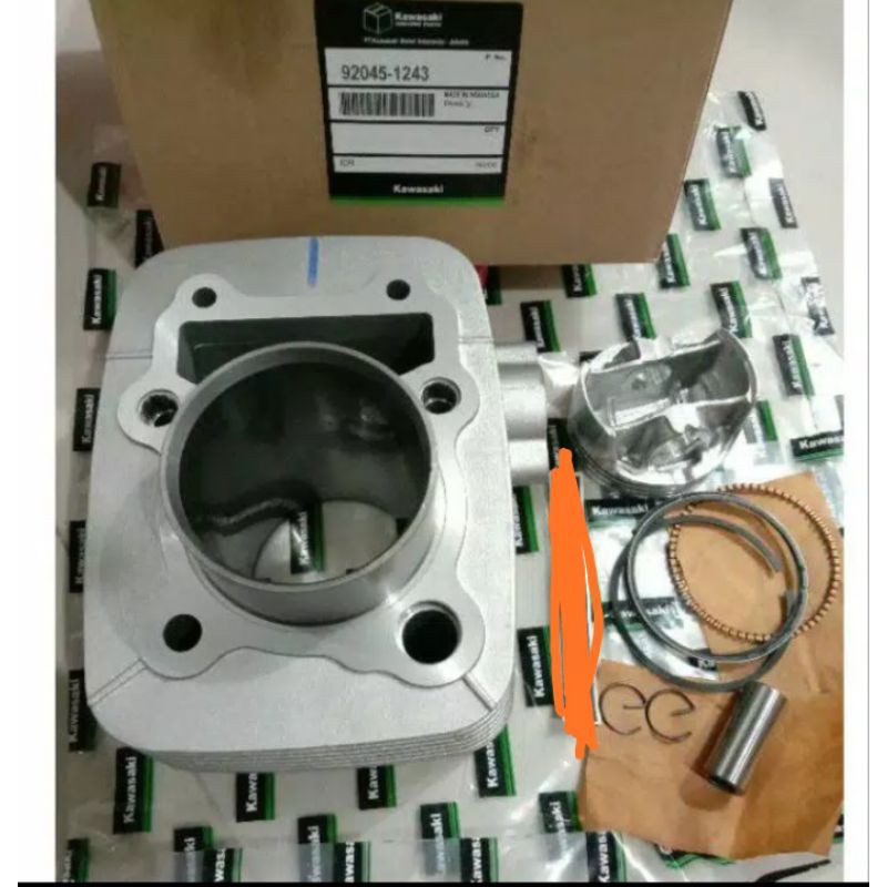 block seher set piston ring klx 150 dtracker 150 ori kawasaki blok seher klx dtacker