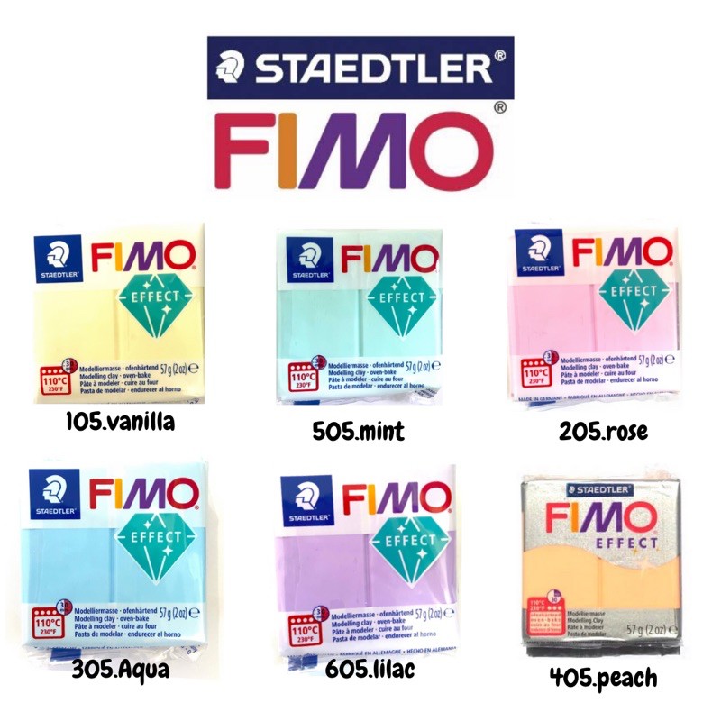 Fimo effect pastel polymer clay fimo clay jual polymer clay done handymade fimo clay warna pastel jual fimo