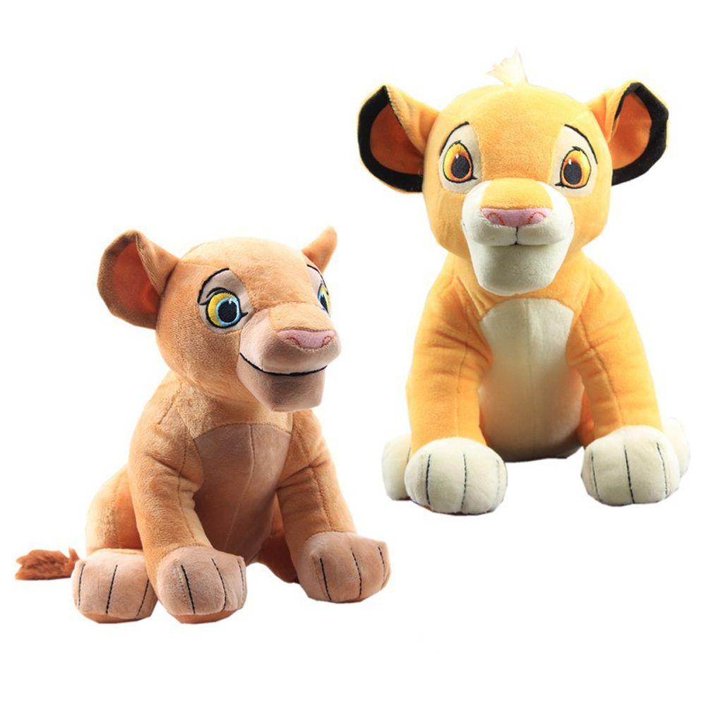 Nickolas1 Simba Plush Toy 30 cm Ulang Tahun Boneka Plush Boneka Binatang Mufasa Lembut Lion Plush Toys