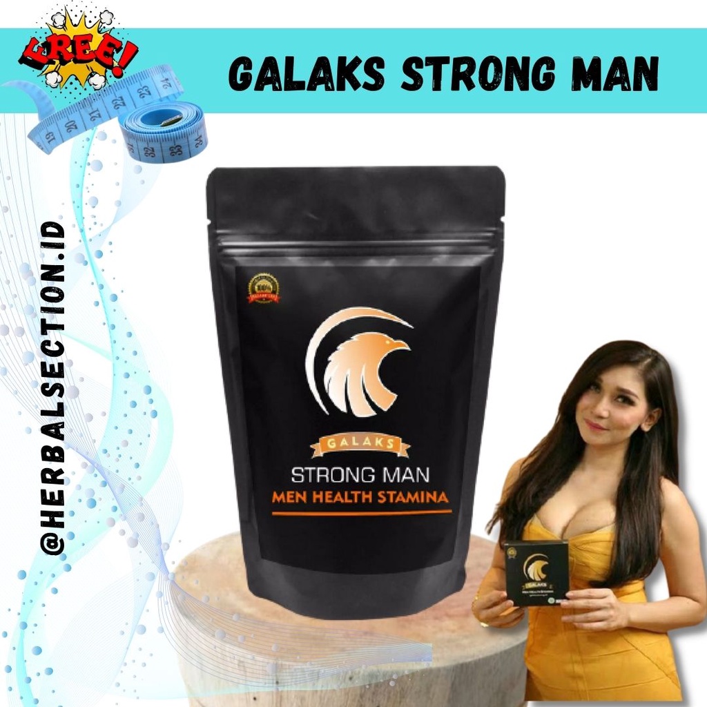 [FREE ONGKIR] GALAKS + OIL STRONG MAN (20 Kapsul+Oil) - SUPLEMEN KESEHATAN [HERBAL ALAMI] - Obat Kua