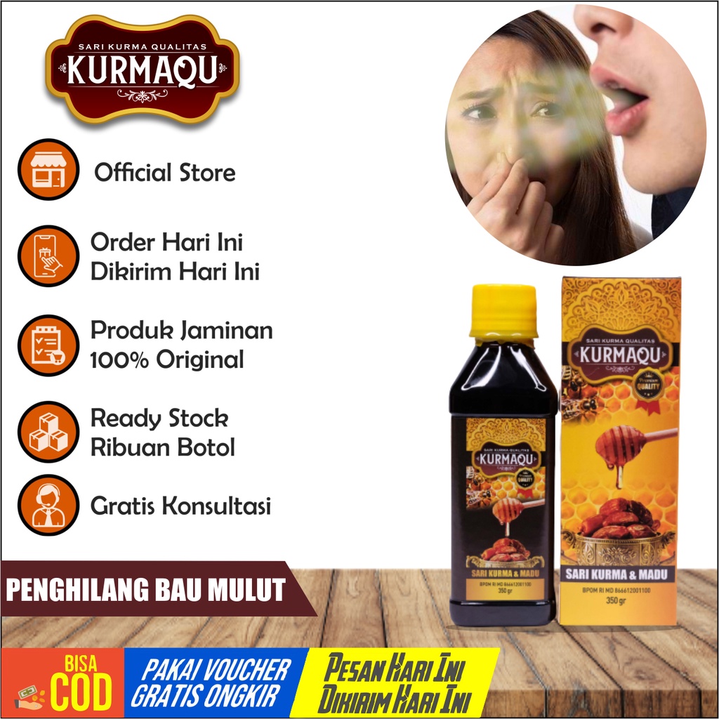 Obat Penghilang Bau Mulut Herbal KurmaQu Solusi Atasi Nafas Tidak Sedap Sekaligus Pencegah Bau Mulut-1