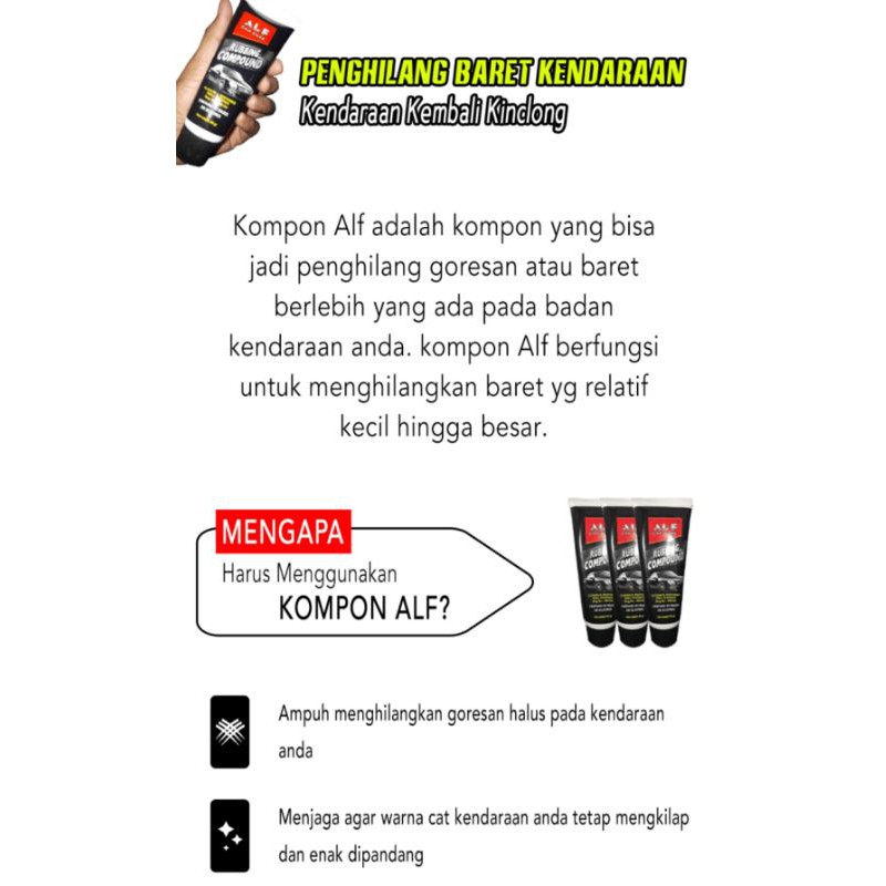 Penghilang jamur kaca/mika lampu mobil/baret body/pengkilap/penghitam/penghilang kerak/mobil