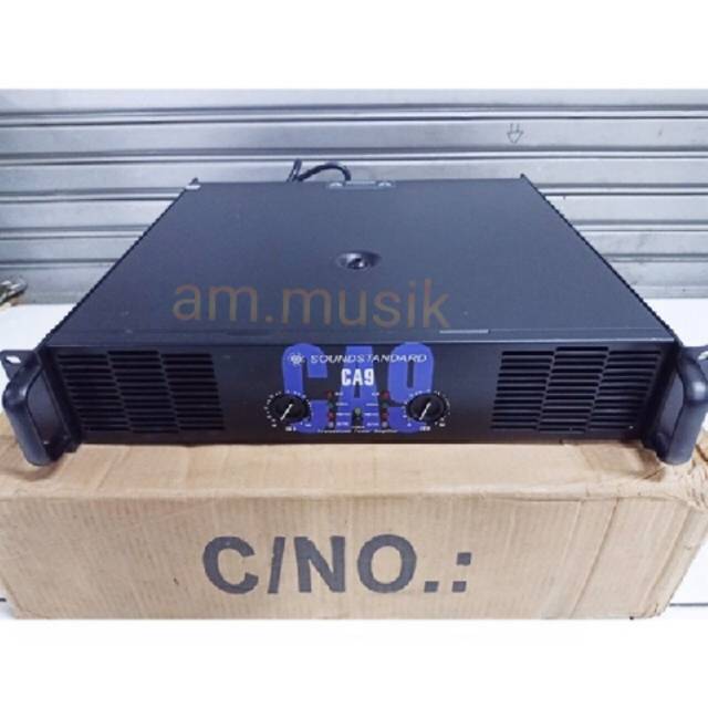 POWER AMPLI SOUNDSTANDARD CA9 CA 9 KUALITAS SUPER