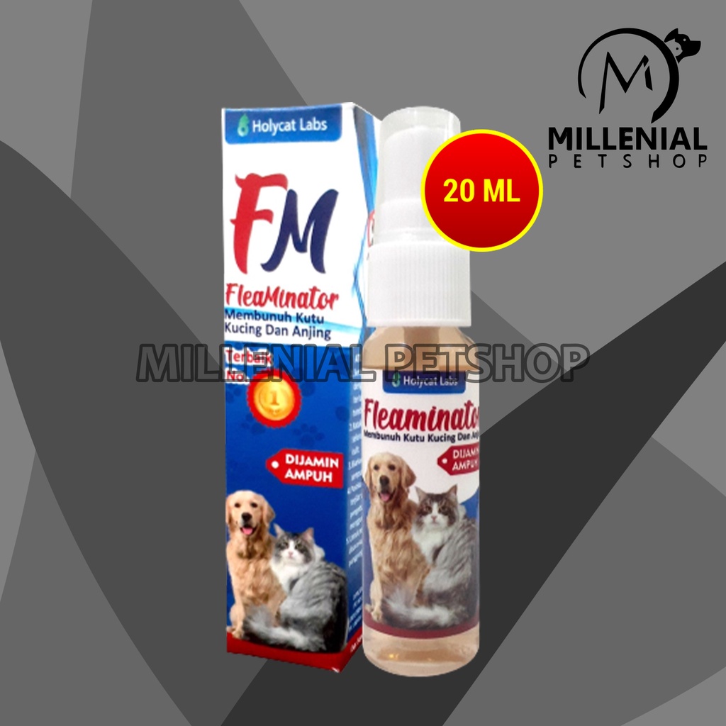 Obat Tetes Kutu Kucing Anjing Flea Minator Cat dog 20ML