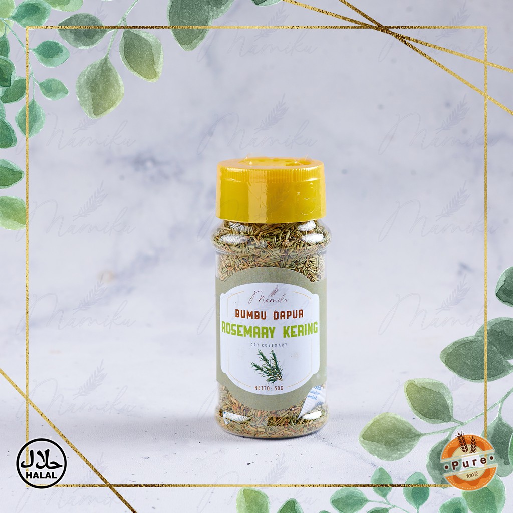 

Mamiku ROSEMARY KERING/ DRY ROSEMARY Bumbu Dapur netto 40gr
