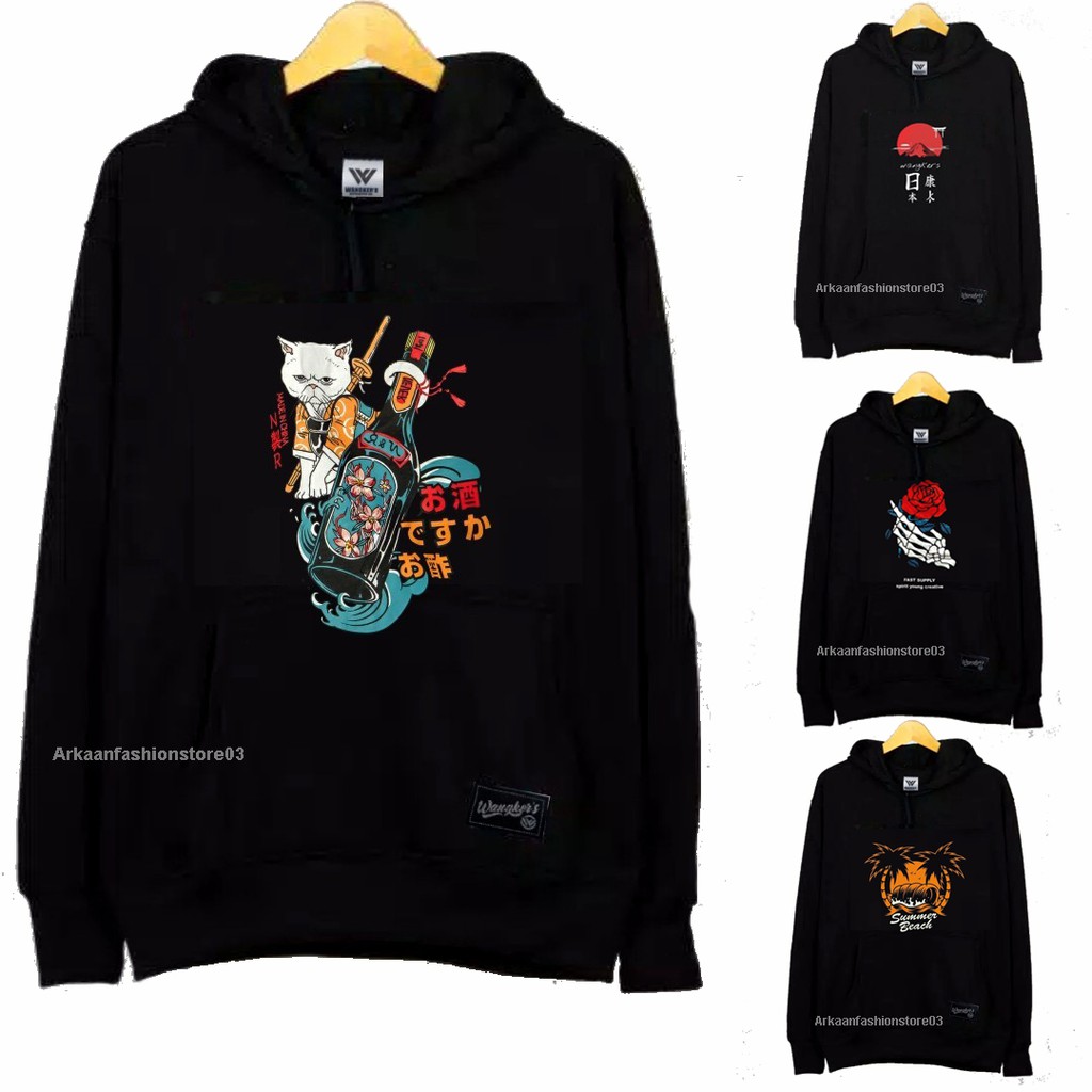 AKN - SWEATER HOODIE PRIA JAPAN TOKYO / SWEATER HOODIE DISTRO ORIGINAL WANGKERS