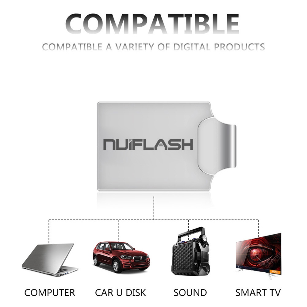 Flash Disk USB 3.0 Mini Kapasitas 2-64GB Bahan Metal Untuk PC