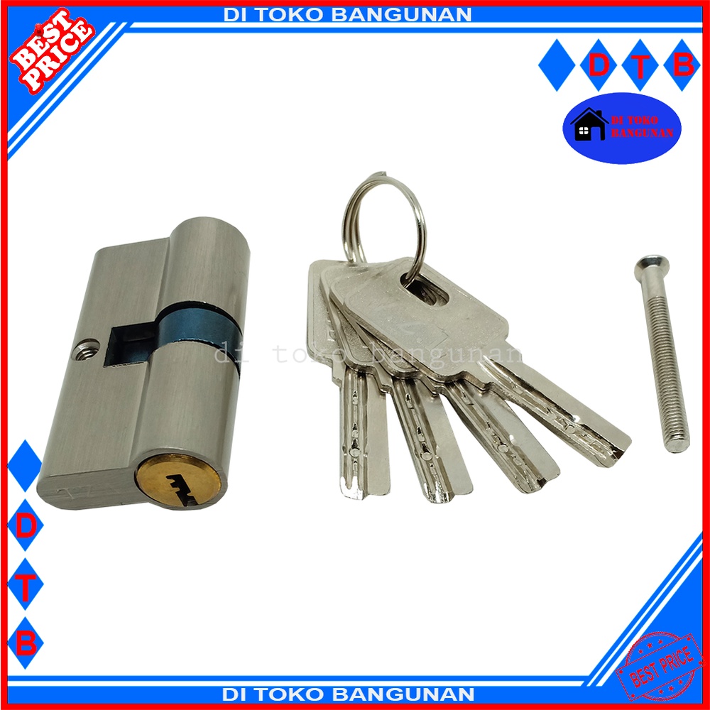 Silinder Cylinder Kunci Pintu Besar Komputer Key 4 Anak Kunci Dexpro
