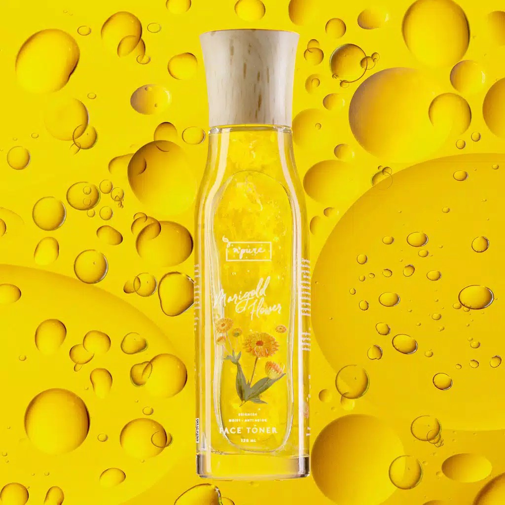 Npure Paket Marigold Series Anti Aging Face Wash Face Toner Face Serum