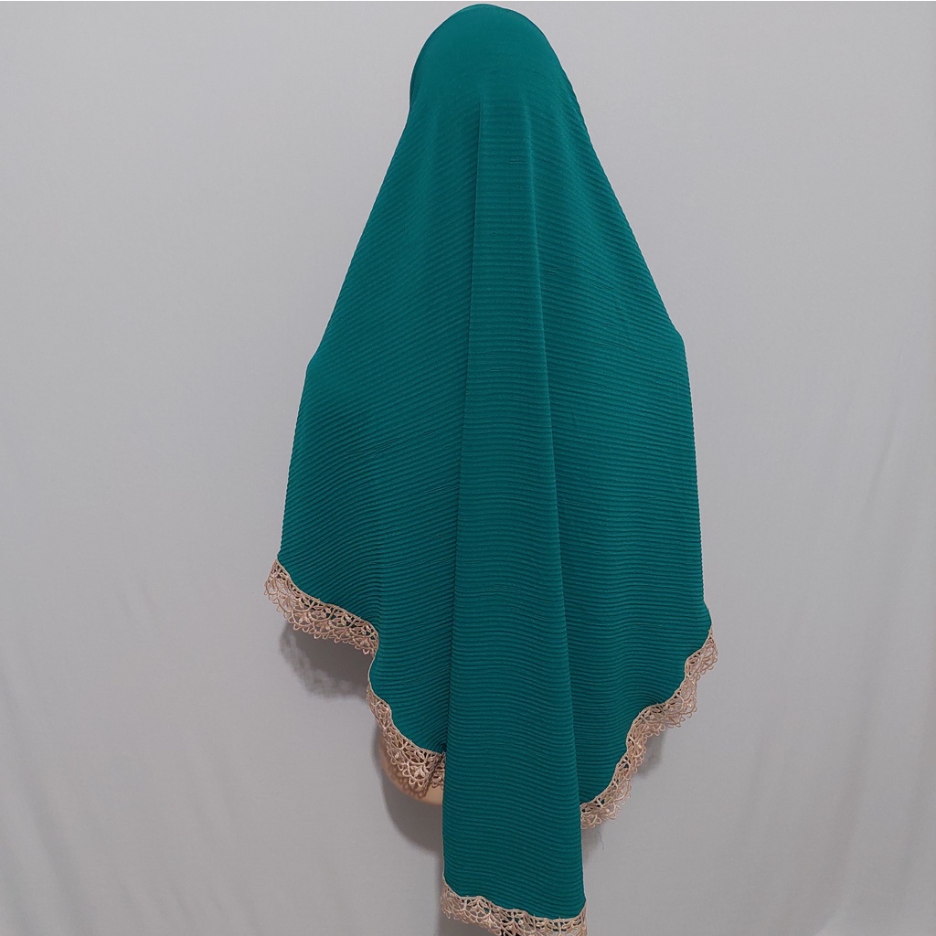 Jilbab Prisket Renda Prada  Keliling Jersy Terbaru 2022-TOSCA