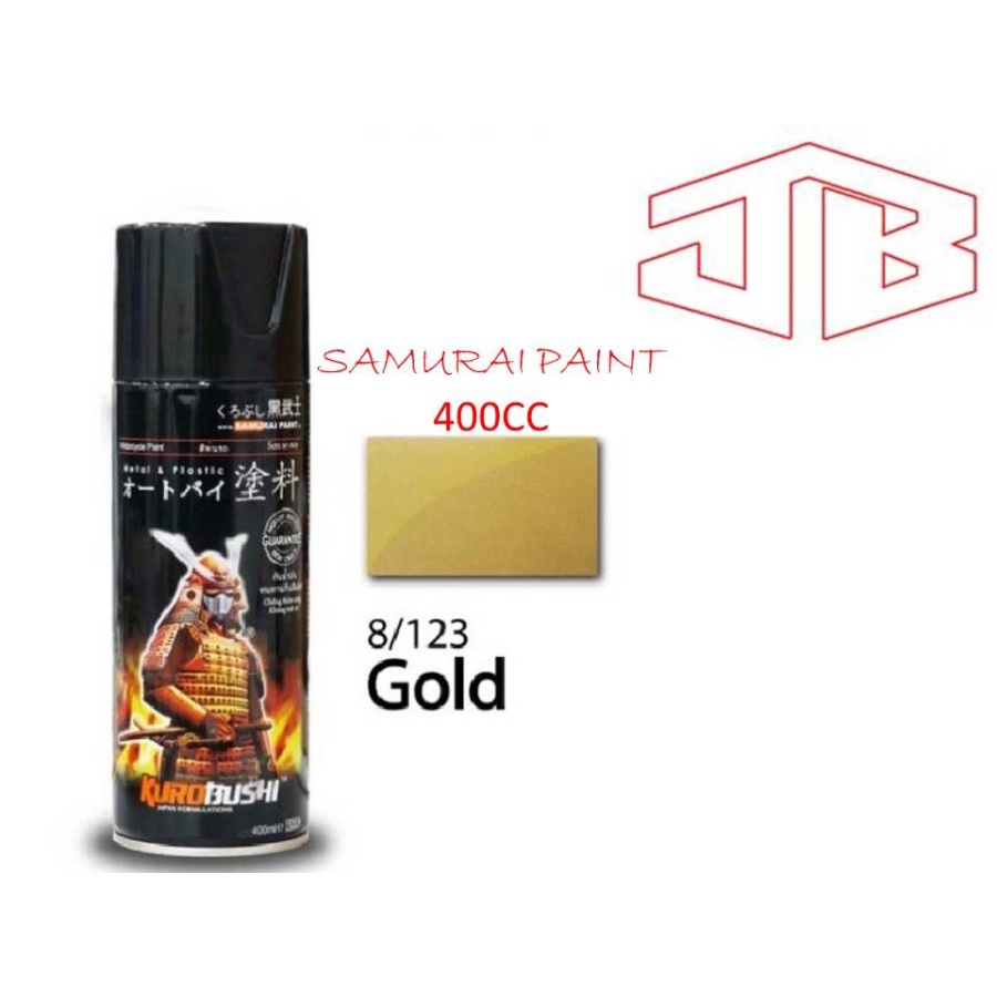 (Warna Standar) 123 Gold SAMURAI PAINT Cat semprot Pilox Aerosol