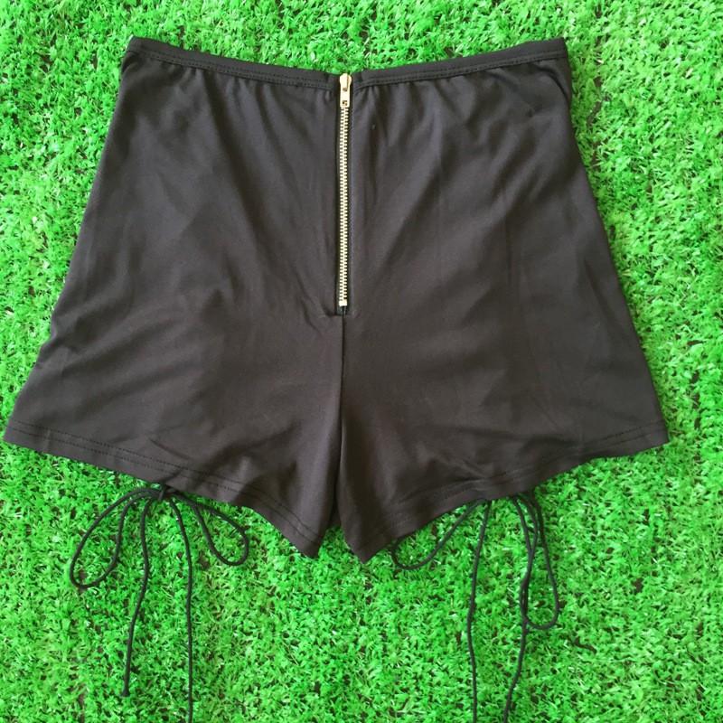 BSE-14 celana pendek mini span hot pants wanita model ikat import