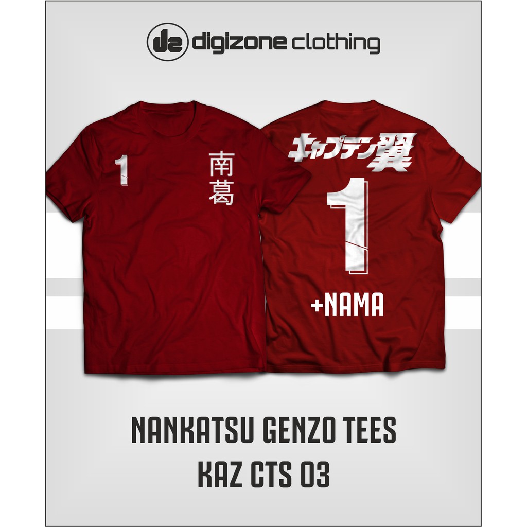 Wakabayashi Nankatsu Tees Kaos Wakabayashi Nankatsu KAZ CTS 03