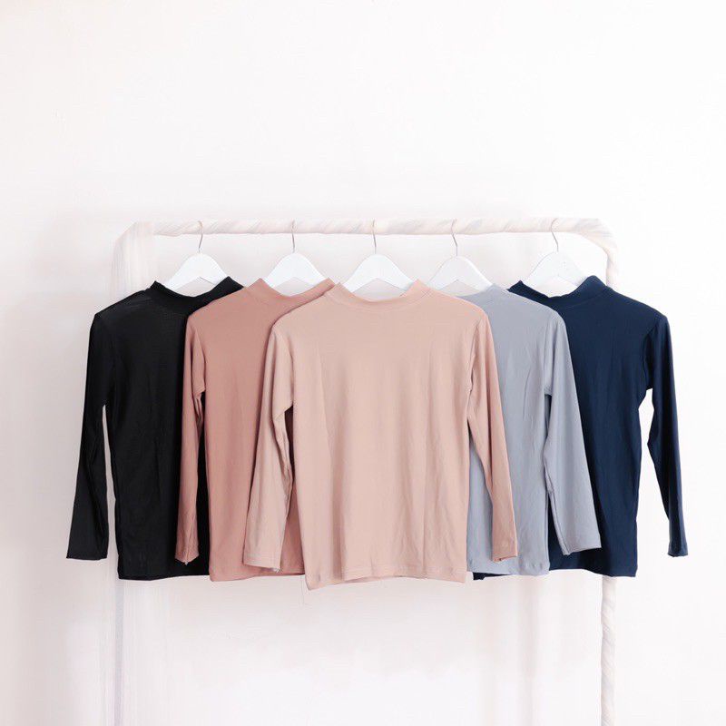 Manset / Inner / Dalaman Baju Basic Lengan Panjang Kaos Jersey Premium
