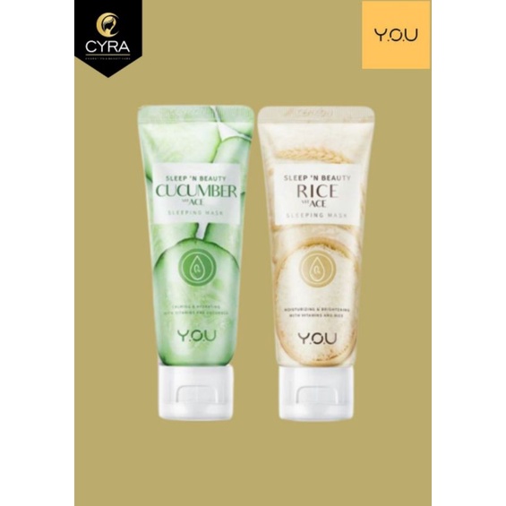 YOU SLEEPING MASK SLEEP'N BEAUTY CUCUMBER RICE