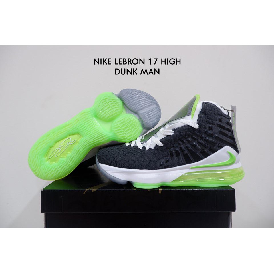 lebron 17 green and white