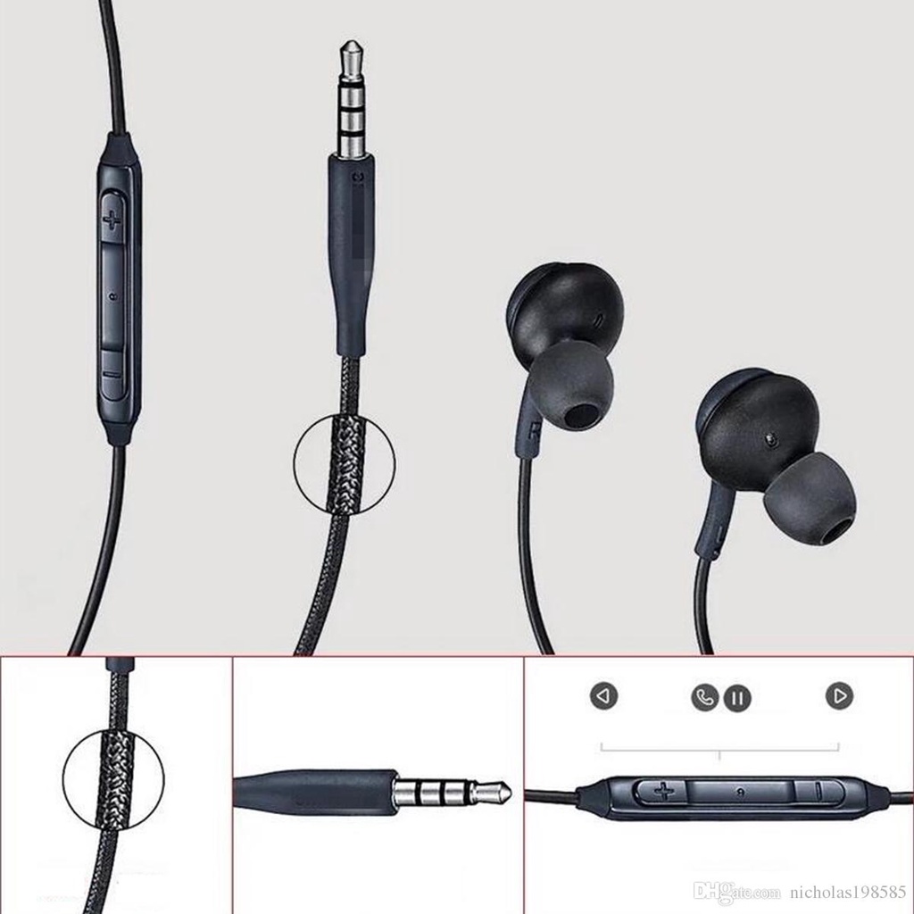 HANDSFREE SAMSUNG AKG ORIGINAL 100% S10 JACK 3.5 / NOTE 10 JACK TYPE C / HEADSET / EARPHONES